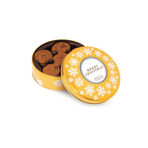 Gold Share Tin Belgian Chocolate Cookies