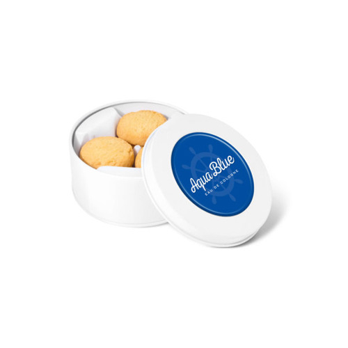 White Treat Tin All Butter Shortbread Biscuits
