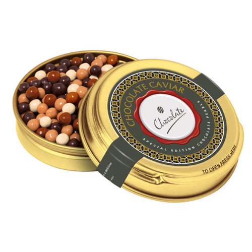 Gold Caviar Tin Special Edition Chocolate Pearls