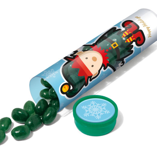 Christmas Maxi Clear Tube Elf Design