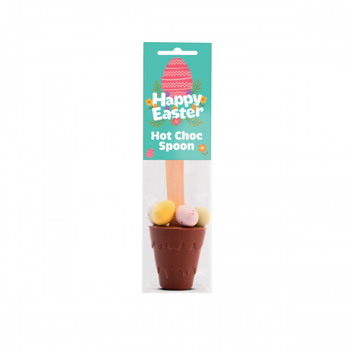 Easter - Info Card - Hot Choc Spoon with Speckled Eggs