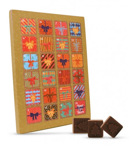 Custom Branded Milk Chocolate Advent Calendar