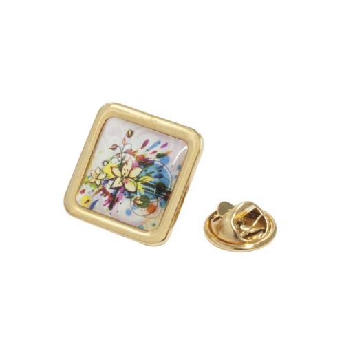 Lapel Pin Small (square) Gold