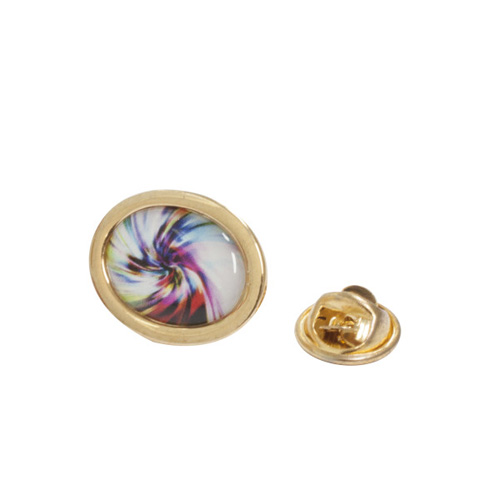 Lapel Pins Oval Gold