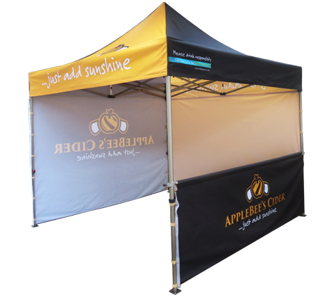 3m x 3m Gazebo (with three full walls)