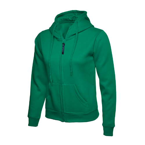 Ladies Classic Full Zip Hooded Sweatshirt