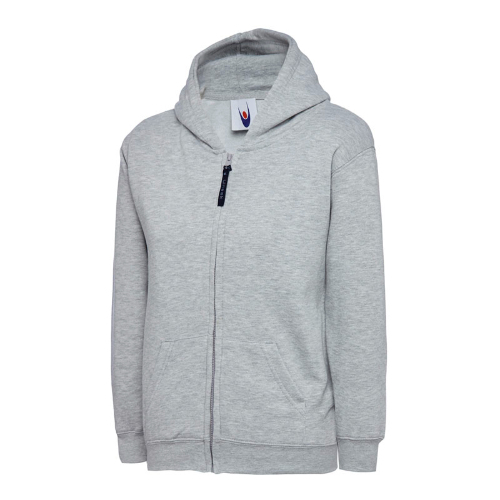 Childrens Classic Full Zip Hooded Sweatshirt