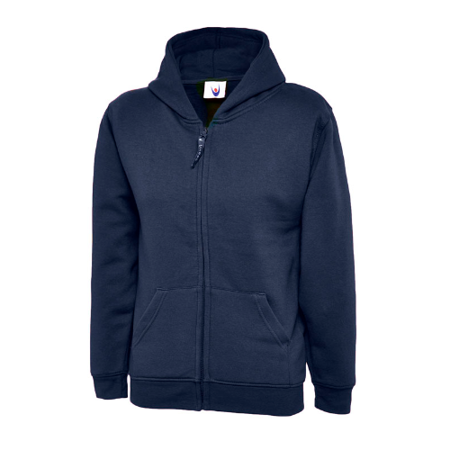 Childrens Classic Full Zip Hooded Sweatshirt