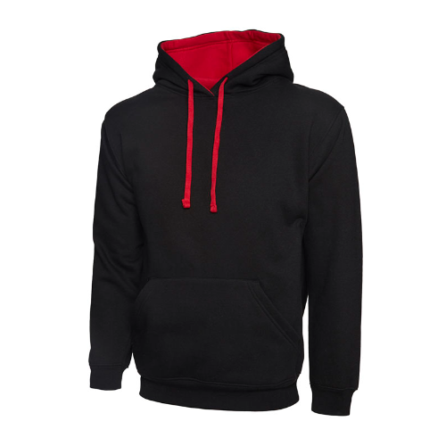 Contrast Hooded Sweatshirt 