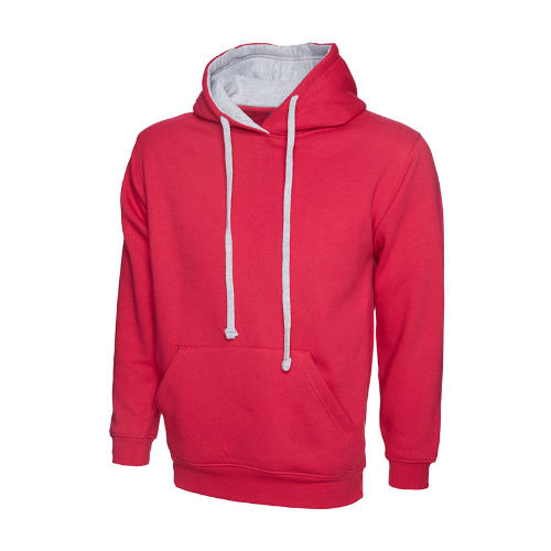 Contrast Hooded Sweatshirt 