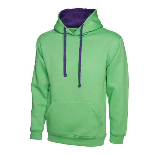 Contrast Hooded Sweatshirt 