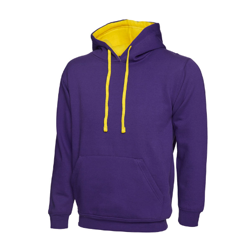 Contrast Hooded Sweatshirt 