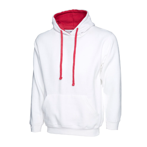 Contrast Hooded Sweatshirt 