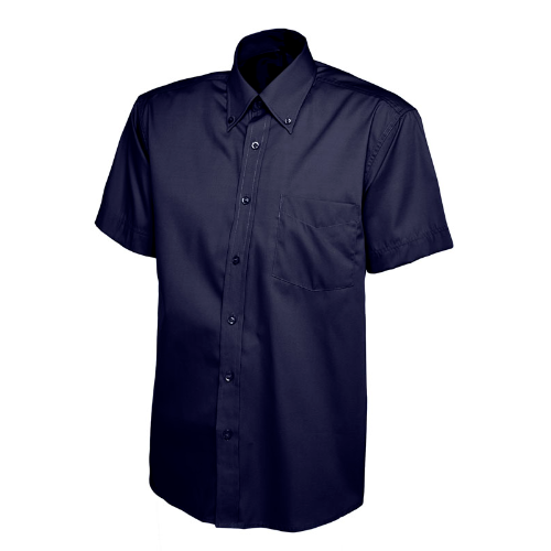 Mens Pinpoint Oxford Half Sleeve Shirt