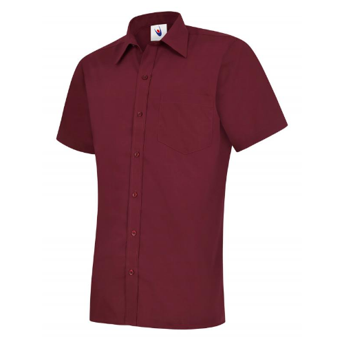 Mens Poplin Half Sleeve Shirt