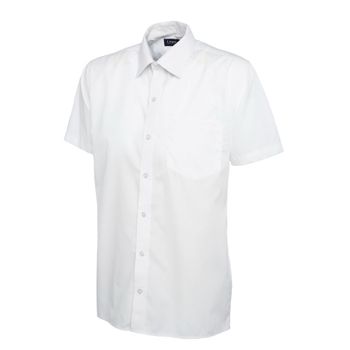 Mens Poplin Half Sleeve Shirt