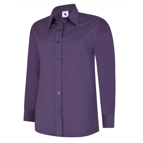 Ladies Poplin Full Sleeve Shirt