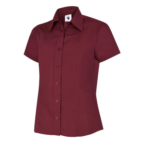 Ladies Poplin Half Sleeve Shirt