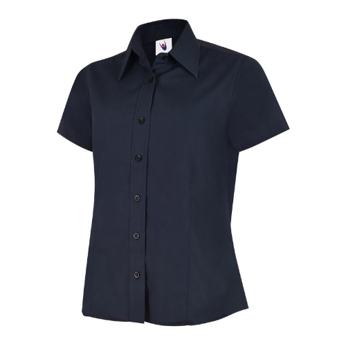 Ladies Poplin Half Sleeve Shirt