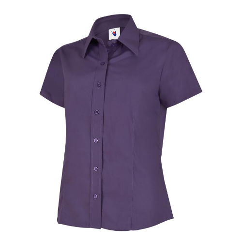 Ladies Poplin Half Sleeve Shirt