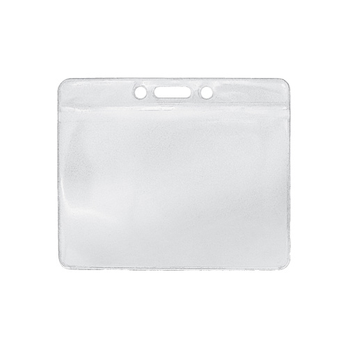 Top loading Soft PVC Card Holder, landscape 100X81mm
