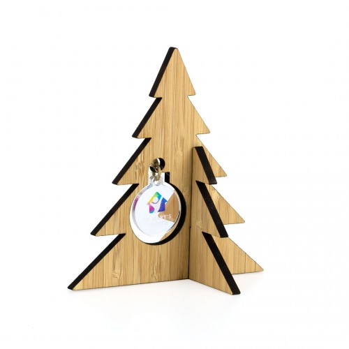 Bamboo Flat Pack Star Tree Ornament