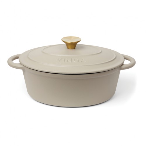VINGA Monte enameled cast iron pot 3.5L in Grey