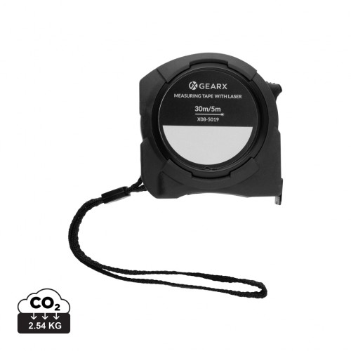 Gear X measuring 5M tape with 30M laser in 