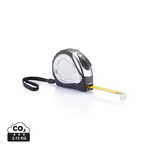 Chrome plated auto stop tape measure
