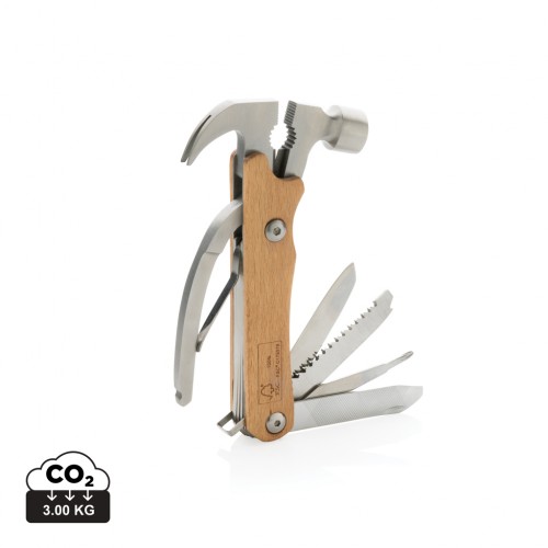 Wooden multi-tool hammer in 