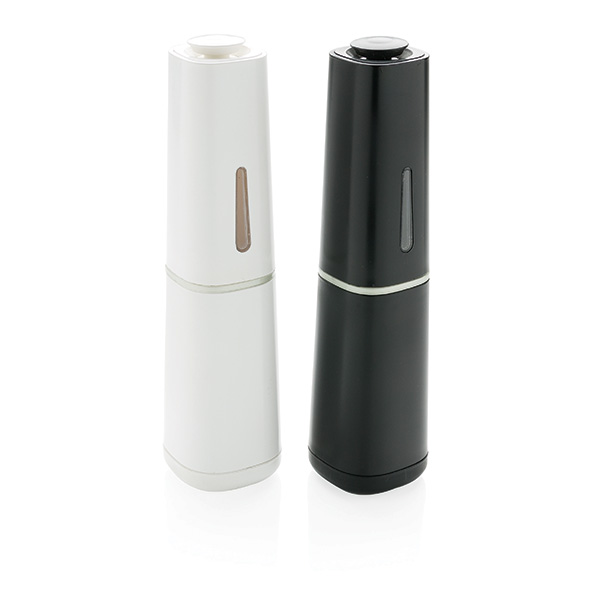 Gravity electric salt and pepper mill set
