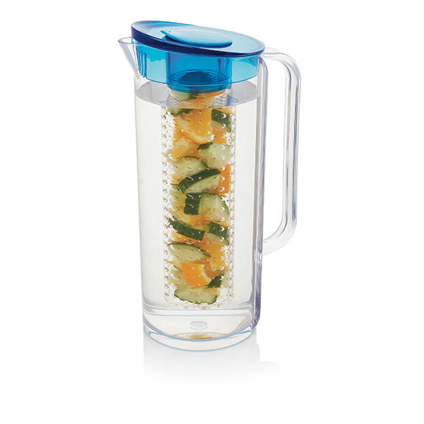 Fruit infusion pitcher, blue