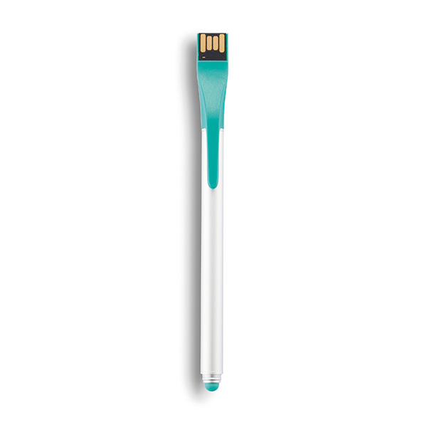 Point | 01 tech pen - stylus & USB 4GB, turquoise