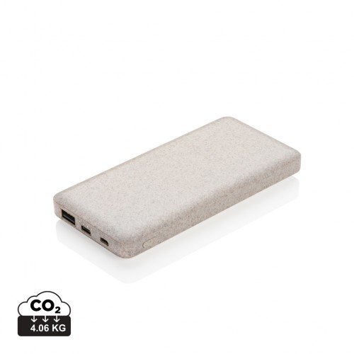 10.000 mah wheat straw powerbank in 