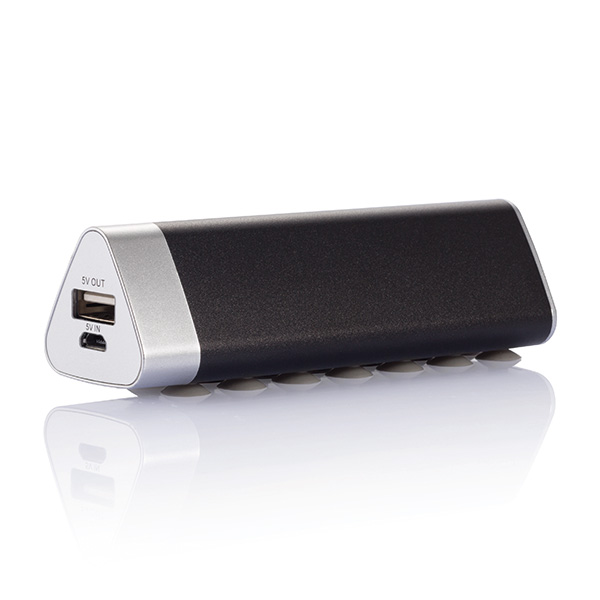 2.200 mAh triangle powerbank, black