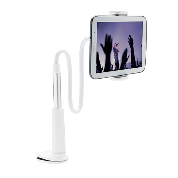 Mobile phone and tablet flexible holder,white