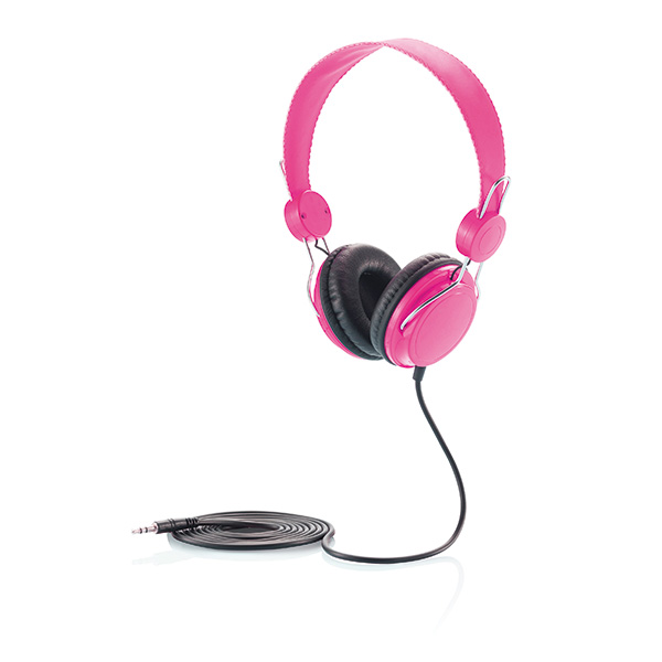 Headphone, pink/black