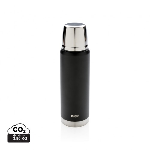 Swiss Peak Elite 0.5L copper vacuum flask in Black