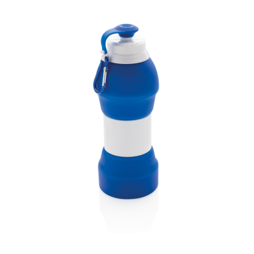 Foldable silicone sports bottle