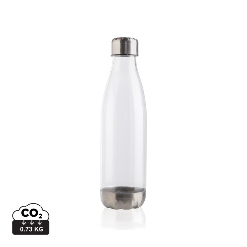 Leakproof water bottle with stainless steel lid