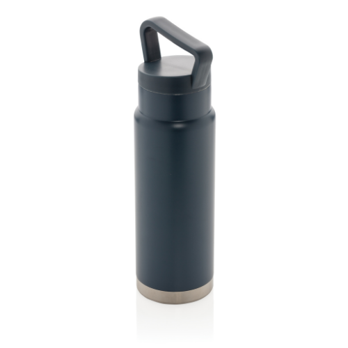 Leakproof vacuum on-the-go bottle with handle