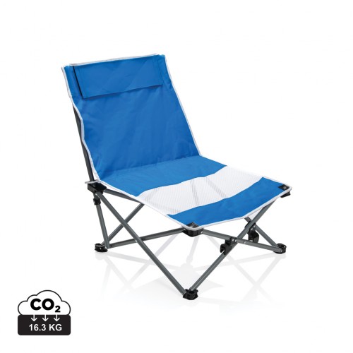 Foldable beach chair in pouch in 