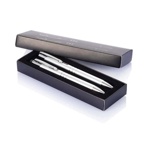 Crius 2pcs pen set, silver