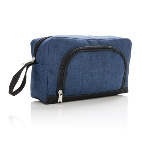 Classic two tone toiletry bag, navy