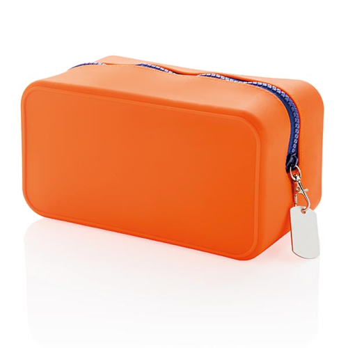 Leak proof silicone toiletry bag