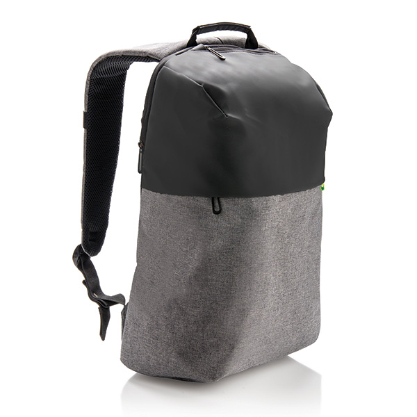 Popular duo tone laptop backpack, grey/black