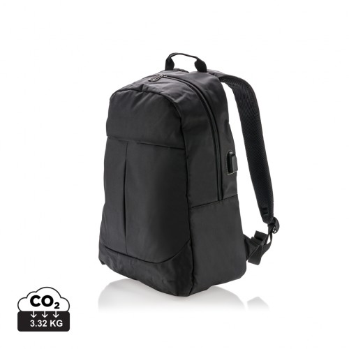 Power USB laptop backpack in 