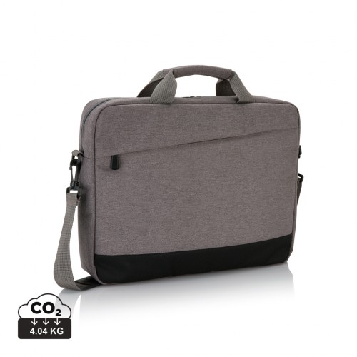 Trend 15” laptop bag, grey/black