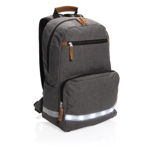 LED light 13” laptop backpack