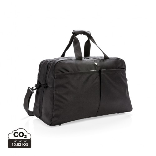 Swiss Peak RFID duffle with suitcase opening in 